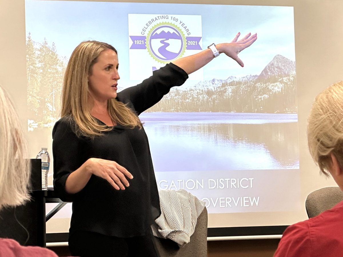 Jennifer Hanson, the first woman to serve as general manager for Nevada Irrigation District, told a Nevada County Community Forum audience that the maintenance and replacement of aging infrastructure will be costly for the organization over the next one to two decades.