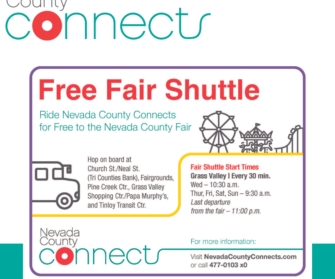 Nevada County Connects Free Fair Shuttle