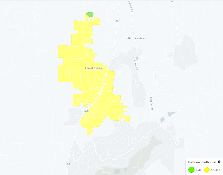 Forest Springs outage 080723