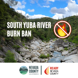 South Yuba River Burn Ban